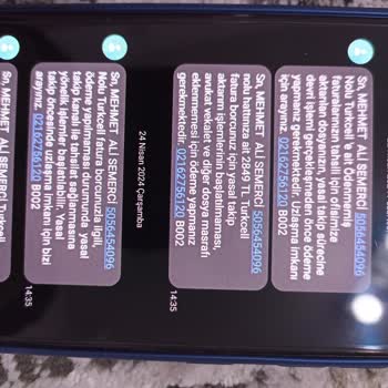 Turkcell Yabancı İsim Yabancı Şahıs İcra Bilgilendirme Recom Takip Den