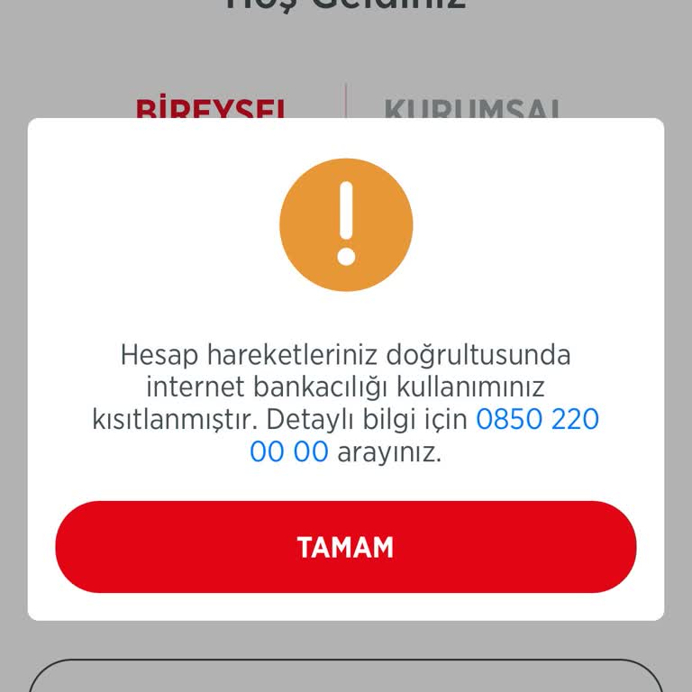 Ziraat Bankası Mobil Bankacılık Kısıtlanması