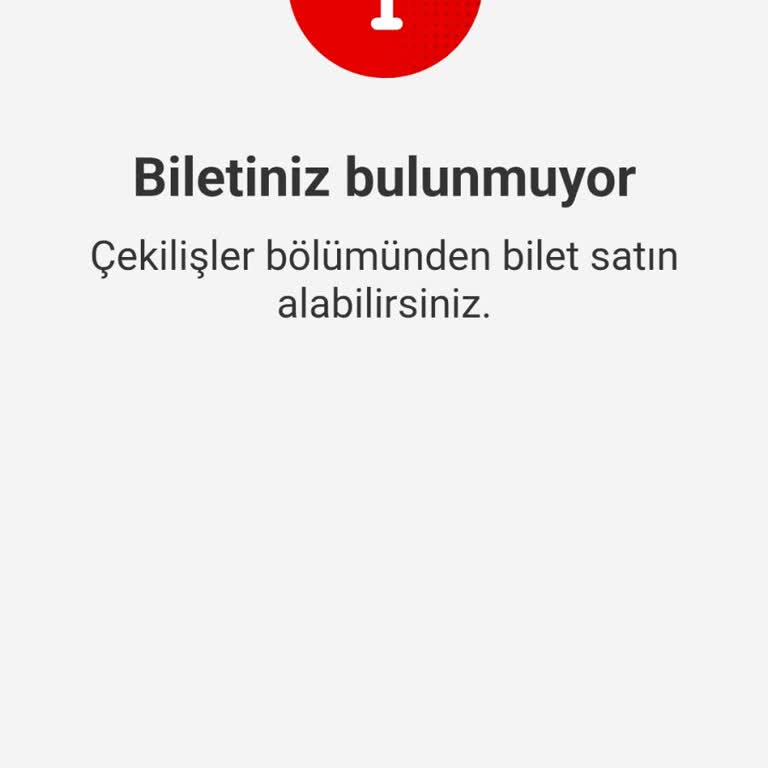 Vodafone Yanımda Uygulamasından Katıldığım Çekiliş Biletlerim Yok