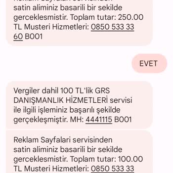 Grs Danışmanlık Grs Müşteri Hizmetleri Yanlış Bilgilendirme