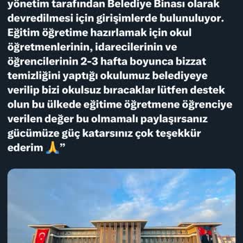 Patnos Belediyesi Okul Binasına El Koyuyor