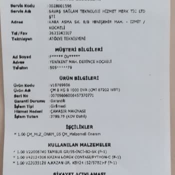 Vestel Pişmanlıktır. Servisi Boşuna Gelip Gidiyor.