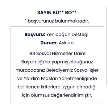 İbb Yenidoğan Destek Paketi Askıda Cevabı