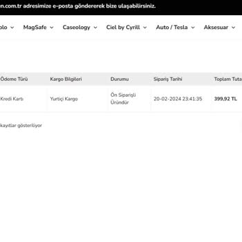 Spigen Türkiye Canceled The Product I Ordered After The 37th Day