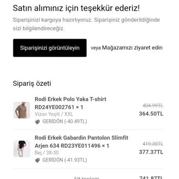 Rodi Jeans Olmayan Ürünü Satıyor