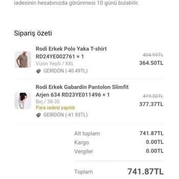 Rodi Jeans Olmayan Ürünü Satıyor