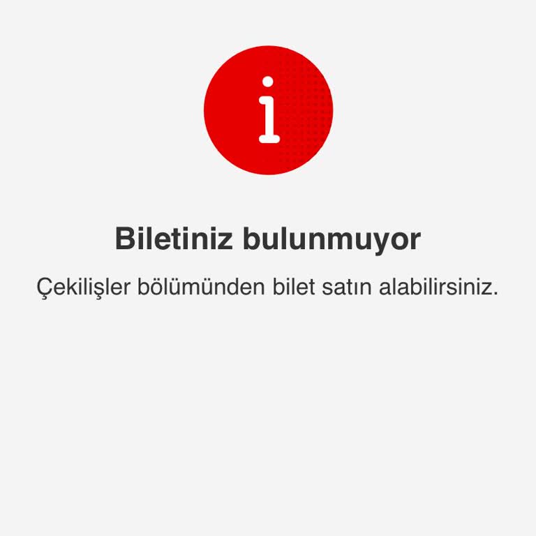 Vodafone Çekiliş Yanımda Biletlerim Gözükmüyor