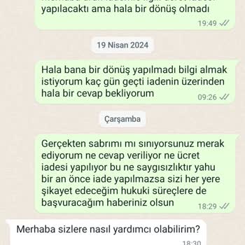 Caddstore Ürün İadesi Sonrası Paramı Alamıyorum