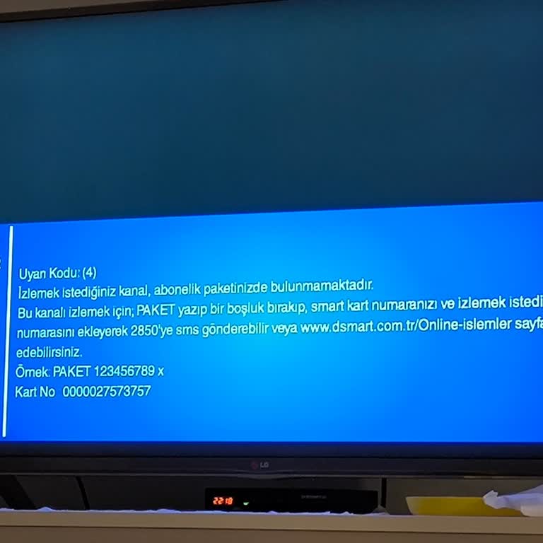 D-Smart Sinema Kanallarını İzleyemiyorum
