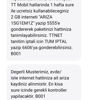 Türk Telekom İnternet Arızası Giderilmedi