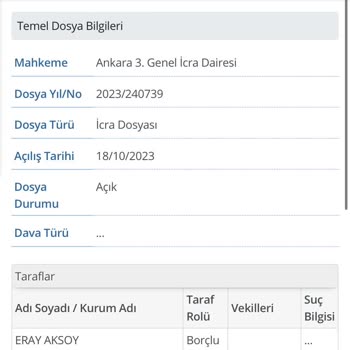 Kuzey Ege Otoyolu Tebligat Yapılmadan İcra Takibi Başlatılmış.
