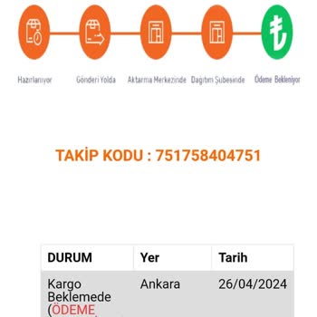 MNG Kargo Kargo Beklemeye Alınıp Ödeme Bekleniyor Yazısı Şikayeti