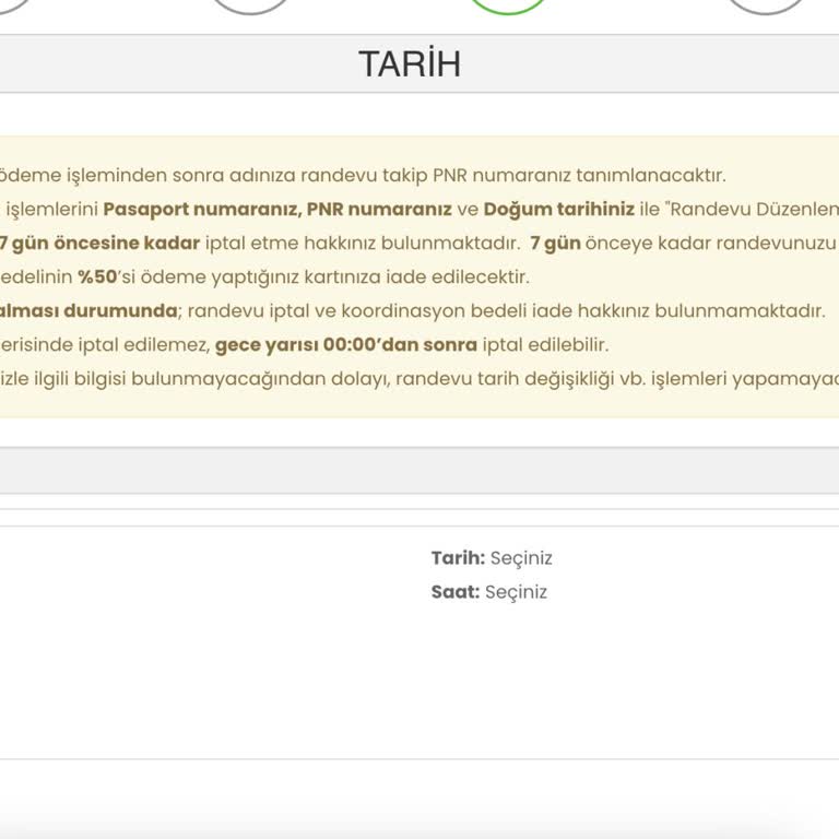 İData'nın Vize Randevu Alma Sistemi Bozuk