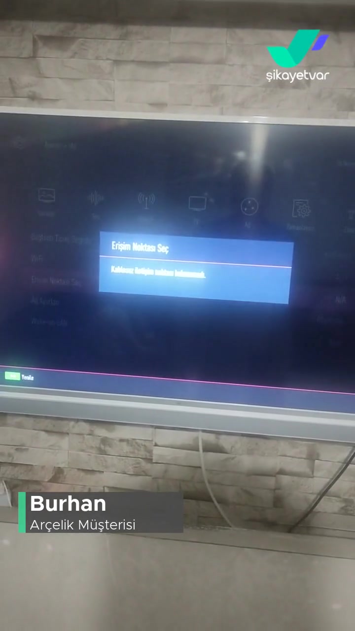 Arçelik Smart TV Bağlantı Noktası Sorunu videonun kapak resmi