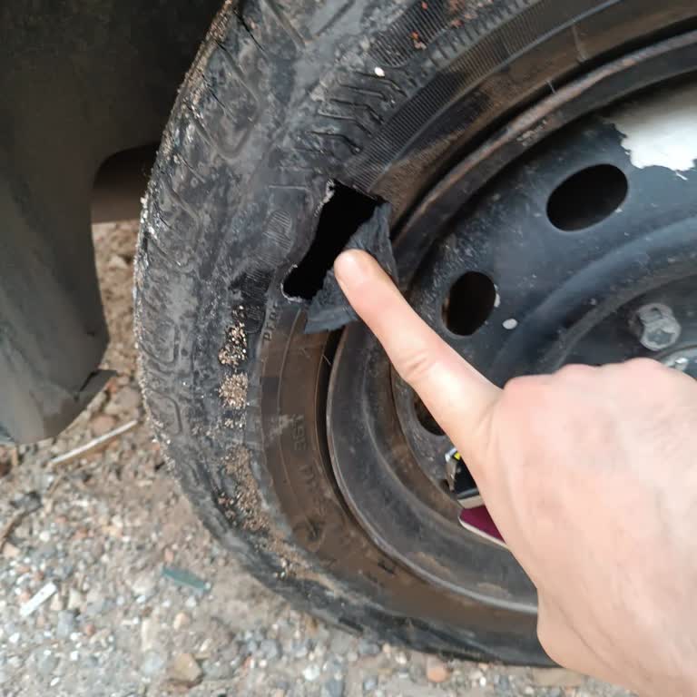 Goodyear Efficientgrip Lastiğinin Yolda Giderken Patlaması!