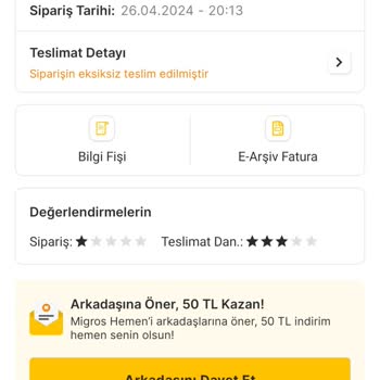 Migros Hemen Bozulmuş Çürümüş Hindistan Cevizi