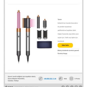 Dyson İnternet Satışı %5 İndirimi Doğru Değil Şikayetçiyim