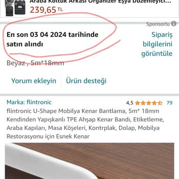 Amazon Ürünüm Nerede? Beklenenden Uzun Teslimat Süresi