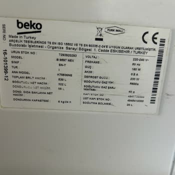 Beko Buzdolabı Yedek Parça Yok Yerine 20-bin Verin Değiştirelim🤬