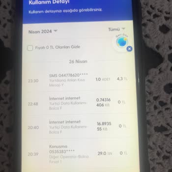 Turkcell Kendi Kendine (-) Tl Bakiye Yapıyor