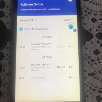 Turkcell Kendi Kendine (-) Tl Bakiye Yapıyor