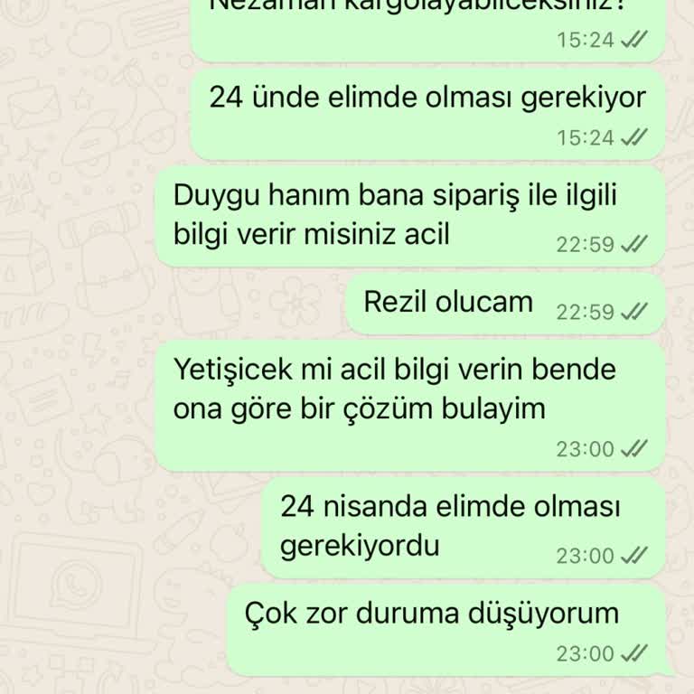 Blue Sky Organizasyon Ürünüm Gelmedi, Mağdur Edildim