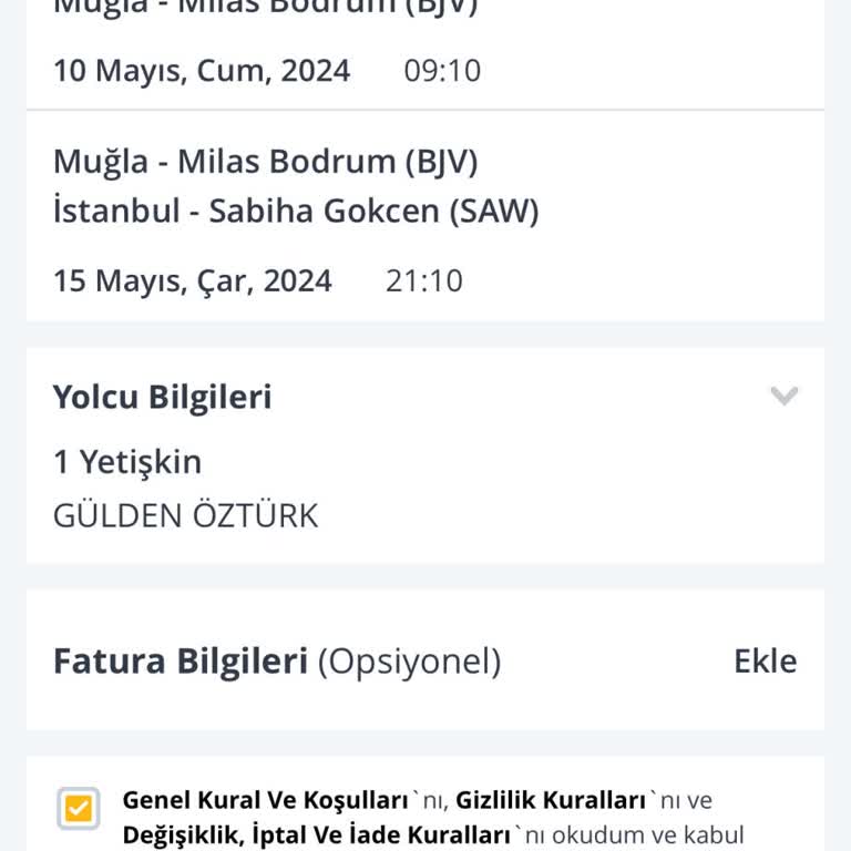 Pegasus Doğum Günü İndirimi Sistem Kabul Etmedi