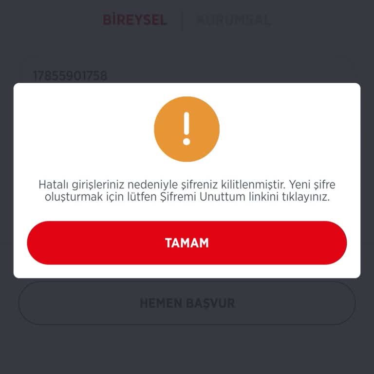 Ziraat Bankası İnternet Bankacılığına Girememe Sorunu