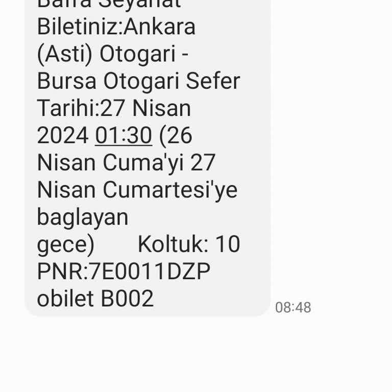 Obilet Yeniden As Bafra Otobüsü Çok Kötü