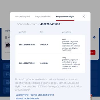Aras Kargo Ürünümü Teslim Etmiyor.
