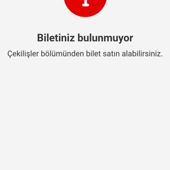 Vodafone Şans Yanımda Da Satın Aldığım Biletlerim Gözükmüyor!