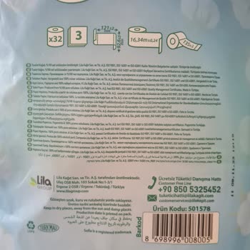 Sofia Kağıt Lila Sofia Hatalı Ürün