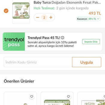 Baby Turco 2. Si 1₺ Kampanya Yanıltması