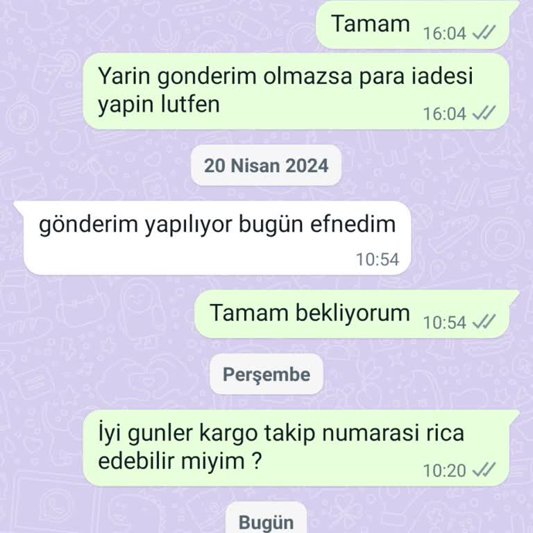 Laminta Siparişim Gelmedi İlgilenen Kimse Yok