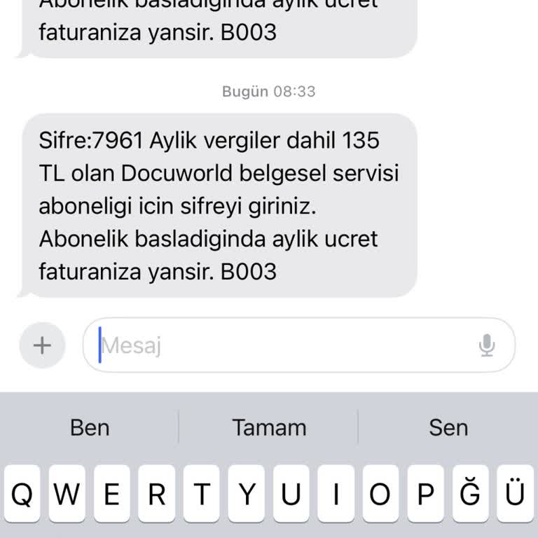Vodafone Docuworld Zoraki Abonelik