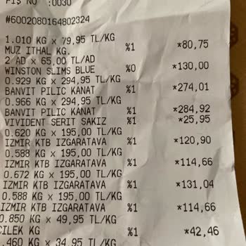 Migros Yanlış Tanımlanan Muz