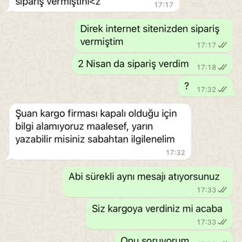 Ege Tepe Kargom 25 Gündür Gelmiyor