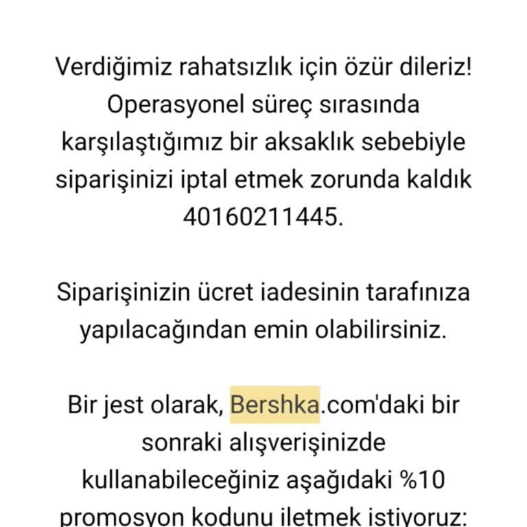 Bershka Para İadesi Ne Zaman Yapılacak