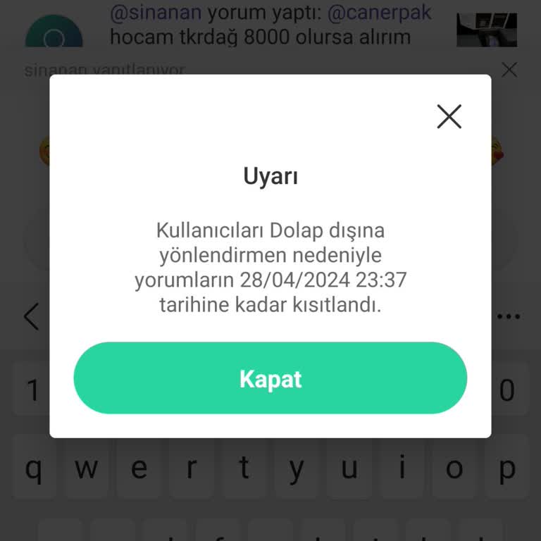 Dolap Hesap Dondurma Cezası Ve Yorum Kısıtlaması