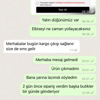 Esra Helvacı Kargoya Verilemeyen Elbise