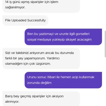 Getir Bozuk Ürünü İade Almıyor