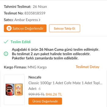 Ambarexpress Ambar Express Trendyol Kasıtlı Yanlış Ürün Gönderimi
