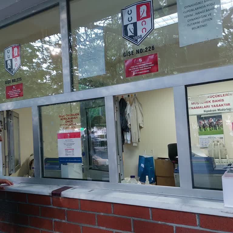 Türkiye Jokey Kulübü (TJK) Veliefendi'DE Kaba Gişe Elemanı