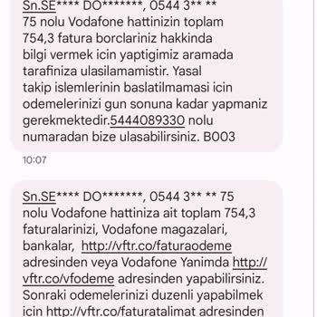 Vodafone Hatalı Fatura Kesimi Ve Fiyasko Ekibi
