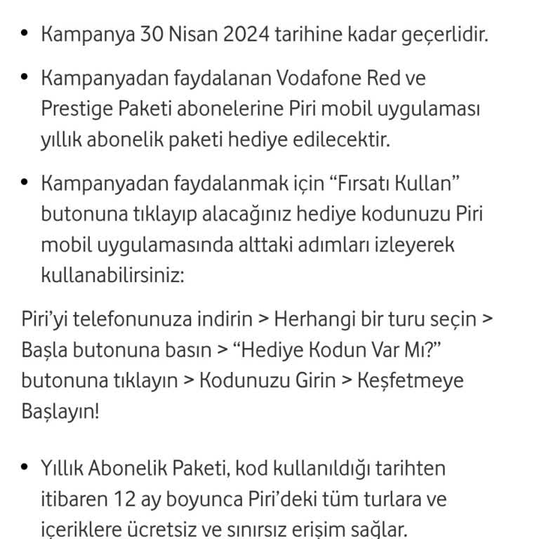Vodafone Red Mağduriyeti Çözümlenmedi