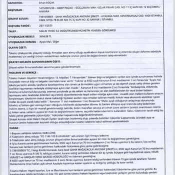 Sneaks Up Mağazası Hem Ayakkabı Hem Mağaza Müdürü Mağduriyeti