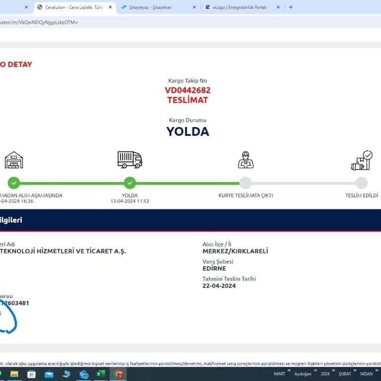 CEVA Logistics Vivense Siparişim 1 Ay Geçikti, Paket Kayıp!