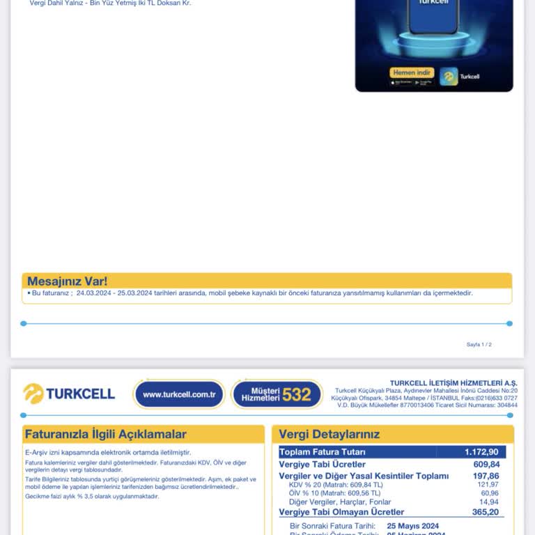 Turkcell Yurtdışı Kullanım Ücreti Şaşkınlığı