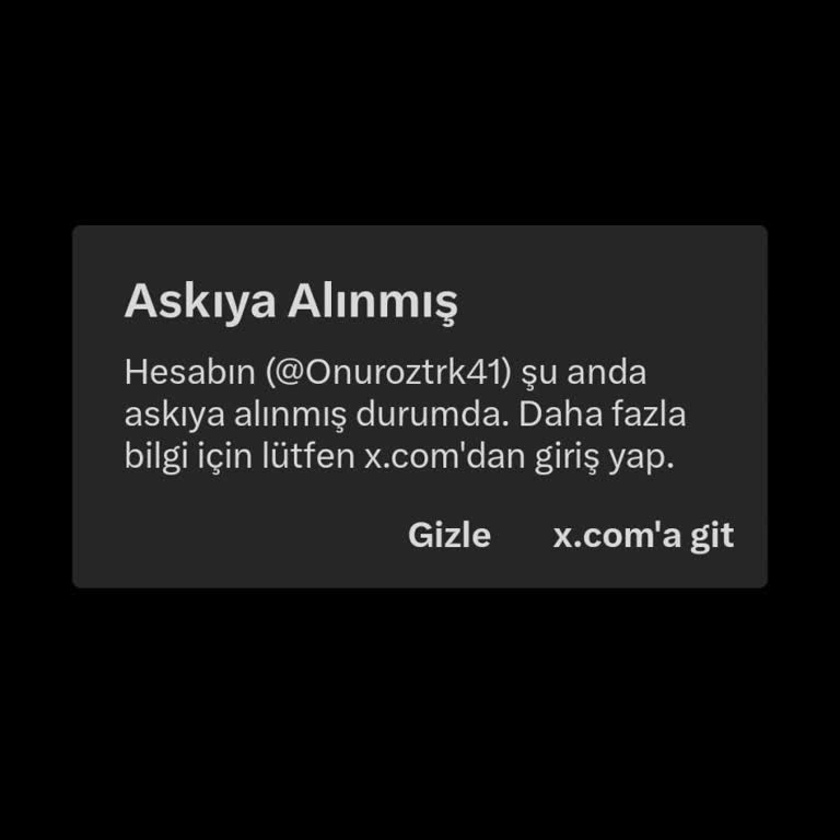 Twitter X Sebepsiz Yere Hesabımı Askıya Aldı Açmıyor