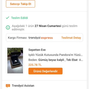Trendyol Alakasız Ürün Gönderimi Sıkıntılı Hizmet